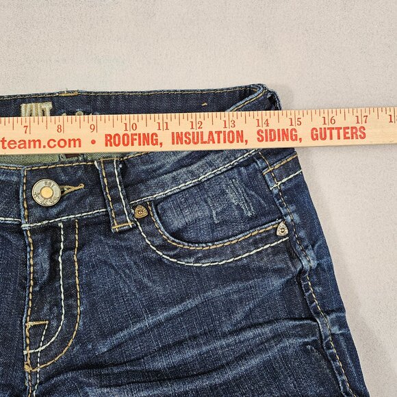 KUT from the Kloth Jeans Womens 2 Denim So Low Rise Flared - Picture 5 of 13